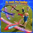 thumbnail image 4 of Aogsiyt 3 Pack Airplane Launcher Toys, Foam Airplane Glider-2 Flight Mode Planes up to 50ft, Gifts for 3-12 Year Old Boys, 4 of 8