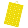 thumbnail image 2 of Almencla Shoe Charm Holder, Shoe Charm Display Wall Hanging, Durable Shoes Charm Storage Pad with 80 Holes (No Accessories Included) Yellow, 2 of 8