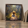 thumbnail image 3 of Highland Cow Forest Trail Wooden Sign Wall Plaque - Vintage Art Decoration, Wall Decoration - Ideal Gift For Home Decoration, Living Room, Bathroom, Bedroom, Garden, Dining, Bar, Cafe, Festival Par, 3 of 7
