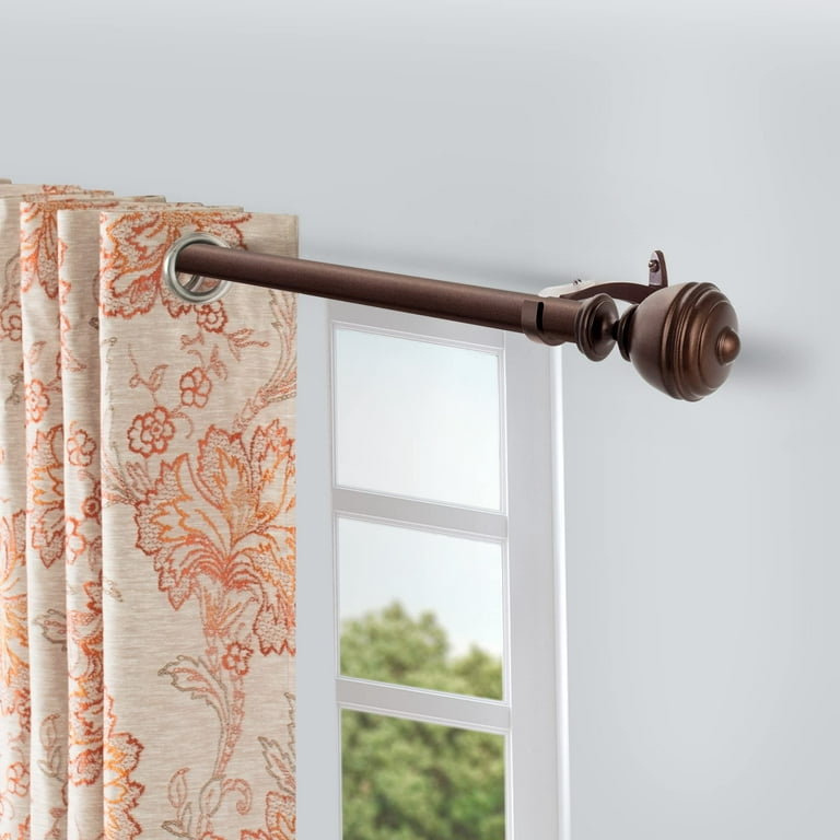  Curtain Rods for Windows 32 to 52 Inch - 1 Inch Heavy