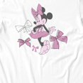 thumbnail image 3 of Disney Minnie Mouse Women's Bows Of Fashion Sketch T-Shirt (Bright White, S-XXL), 3 of 4