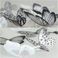 thumbnail image 1 of Pegatinas de pared de mariposas 3D JAMW 36 piezas Blanco y Negro PVC, 1 of 5
