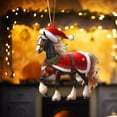 thumbnail image 4 of Christmas Pet Lover Ornament,Acrylic Horse Flat 2D Decoration,Xmas Tree Hanging Ornament,Holiday Home Decoration,Festive Pet Lover Gift,Winter Christmas Decor,Reusable Acrylic Christmas Ornamentation, 4 of 6
