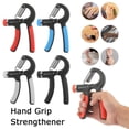 thumbnail image 4 of New Adjustable Heavy Fitness Carpal Expander Forearm Exerciser Spring Finger Pinch Wrist Trainer Hand Grip Strengthener BLACK, 4 of 8