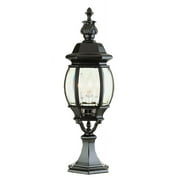 Trans Globe Lighting 4071 Three Light Up Lighting Medium Outdoor Pier Mount Post Light