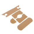 thumbnail image 4 of Qiilu 5pcs Strong Adhesive Helmet Patch Hook Loop Sticker Military Accessory for IBH Helmets,Helmet Hook Sticker, Airsoft Helmet Sticker, 4 of 8
