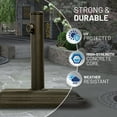 thumbnail image 4 of US Weight 26 lbs. Prefilled Concrete Square Outdoor Patio Umbrella Base in Bronze, 4 of 7