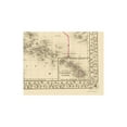 thumbnail image 3 of Historic Map - Oceania Island Groups - Mitchell 1879 - 23 x 29 - Vintage Wall Art, 3 of 5