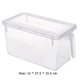 thumbnail image 2 of Caja Almacenamiento para Refrigerador Tipo Cajón Caja Conservación Alimentos para El Caja Plástico Caja Almacenamiento para Congelador Caja Sellada Transparente, 2 of 9