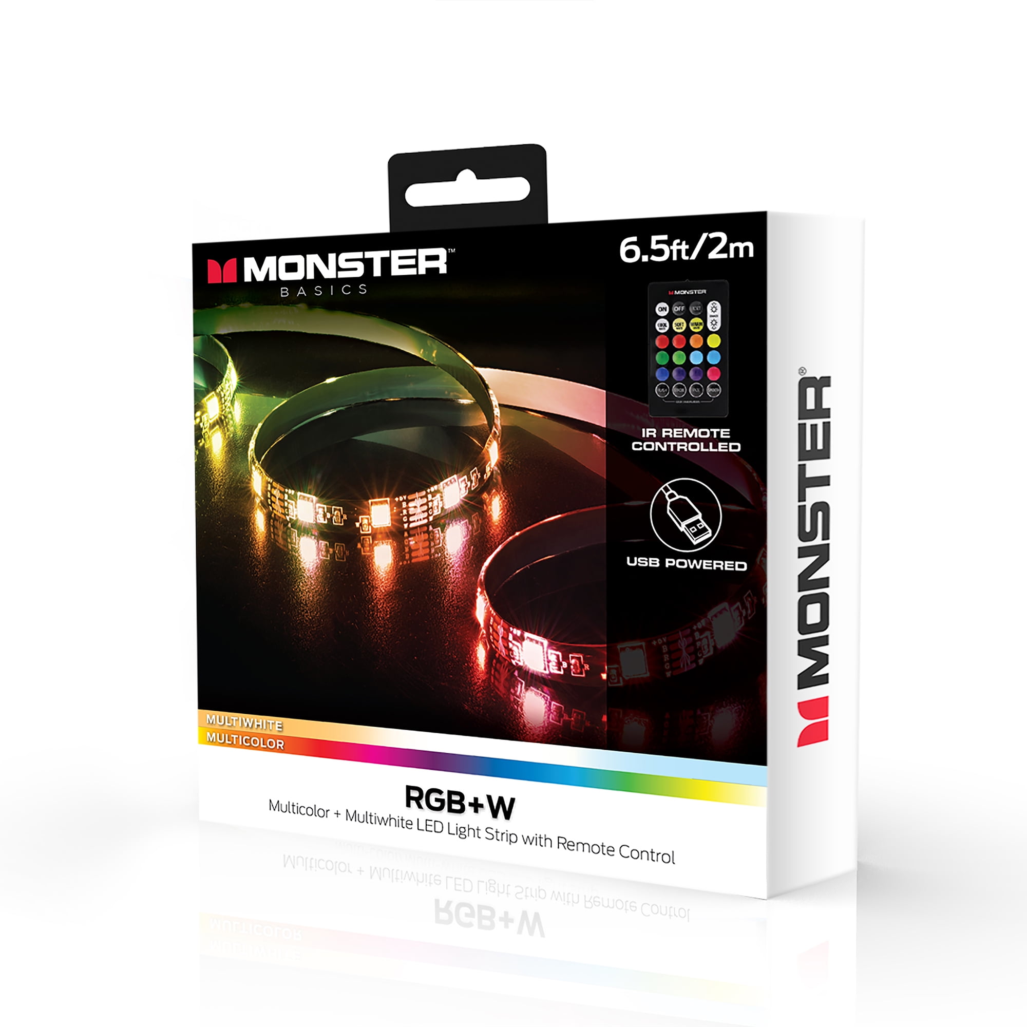 violist concert Manie Monster 6.5ft LED Multi-color Light Strip with Remote, Multi-white, USB  Plug - Walmart.com