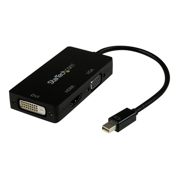 StarTech A/V Adapter: 3-in-1 Mini DisplayPort to VGA DVI or HDMI Converter