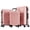Pink3p, variant on Durable Hard Shell Luggage Suitcase – Lightweight Travel Bag with Spinner Wheels