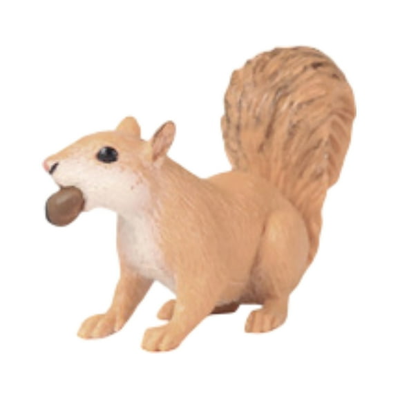 Lifelike Squirrel Statue for Home Décor - Realistic Ornament for Desktop Garden or Seasonal Celebrations