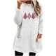 thumbnail image 2 of Puntoco Suéter Mujer Cuello Redondo e Invierno Suelto Estampado Bolsillo Cálido Manga Larga Blusa Tops Navidad Liquidación Puntoco Puntoco-1044, 2 of 4