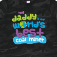 thumbnail image 4 of Inktastic World’s Best Coal Miner Daddy Boys or Girls Toddler T-Shirt, 4 of 5