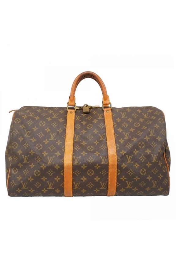 Pre-Owned Louis Vuitton Bags - Boston Monogram Keepall 50 M41426 Brown Men's & Women's
