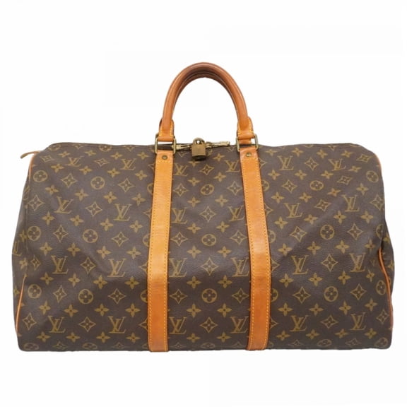 Pre-Owned Louis Vuitton Bags - Boston Monogram Keepall 50 M41426 Brown Men's & Women's
