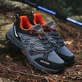 thumbnail image 3 of Men's Fashion Casual Mesh Breathable Shoes Non-slip Thick Bottom Outdoor Leisure Hiking Sports Shoes, 3 of 9