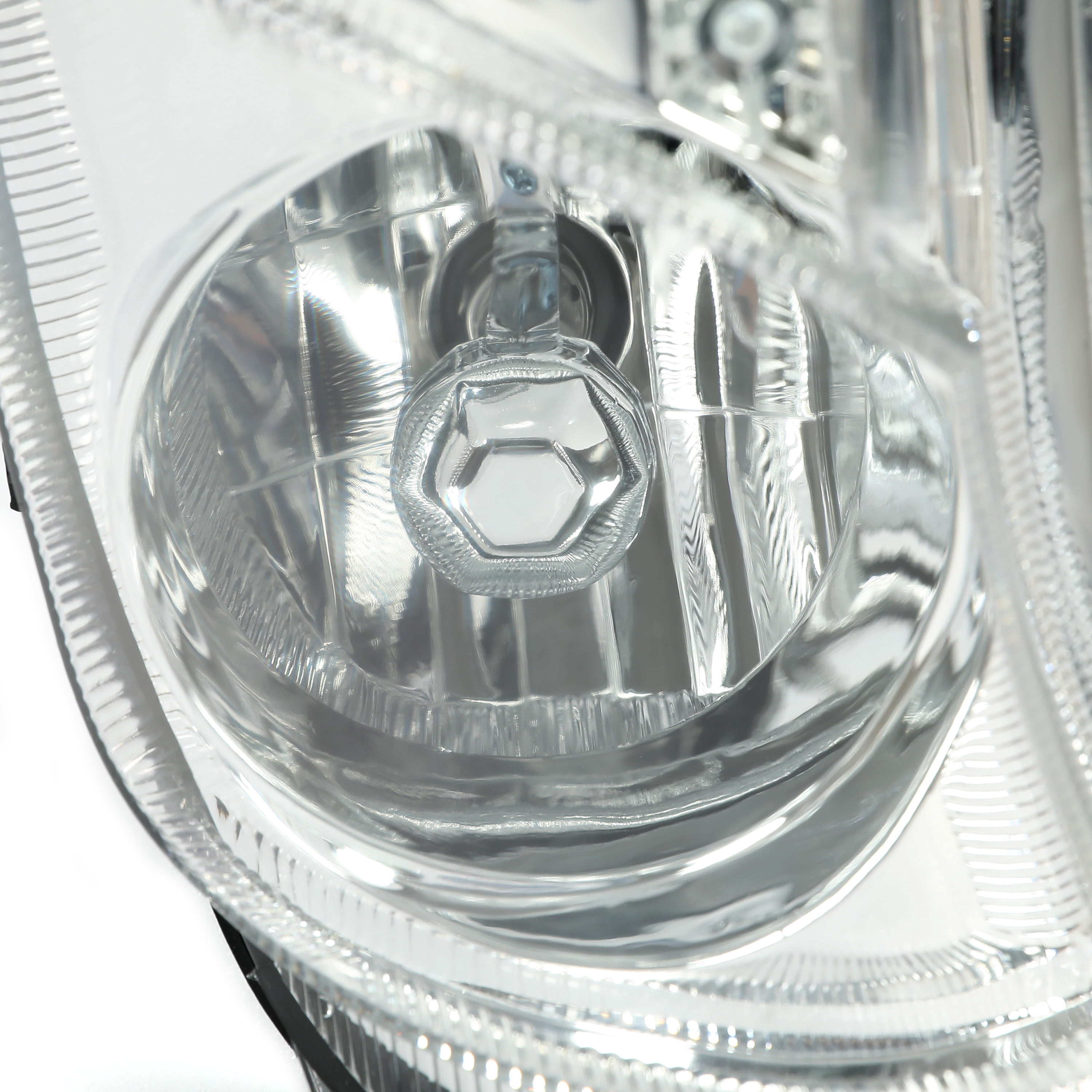 Munirater Pair Of Front Fog Lights With Bulbs For Lexus ES350 2007-2009 - Chrome Housing, Clear Lens 3 thumbnail image