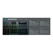 Logitech - G915 LIGHTSPEED Wireless TKL Mechanical Gaming GL Tactile Switch Keyboard with RGB Back Lighting - Black