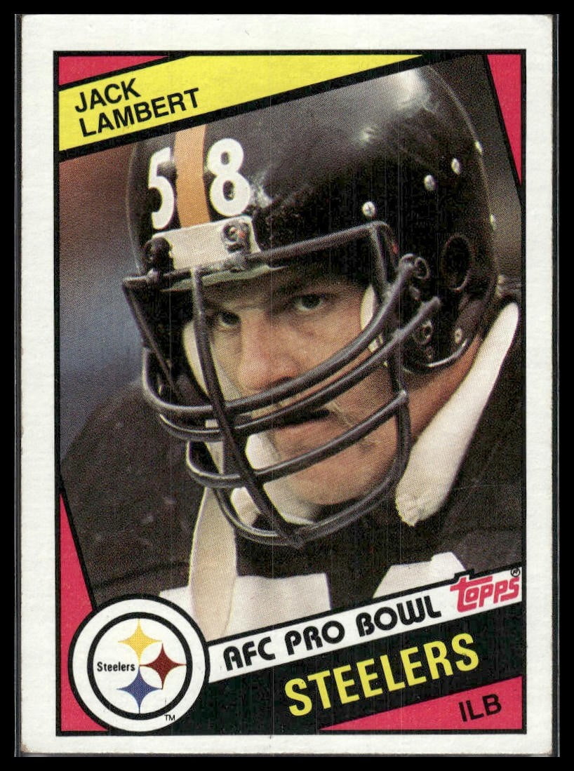 1984 Topps Jack Lambert #167 - Walmart.com