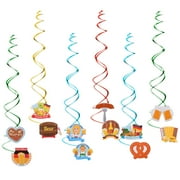 OUNONA Oktoberfest Party Pendants Creative Paper and PVC Decorations for Adornment Assorted Color 30 Pieces