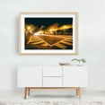 thumbnail image 5 of Main Street, Rock Hill - Rock Hill South Carolina Photography Oak Framed Wall Art Print 12 x 18 inches, 5 of 6