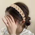 thumbnail image 5 of HomeKingdee Woven Braided Headbands for Women with Non-Slip Teeth - Sweet Style Hair Accessory for Daily Wear, Face Washing, Parties and Sports Activities, 5 of 6