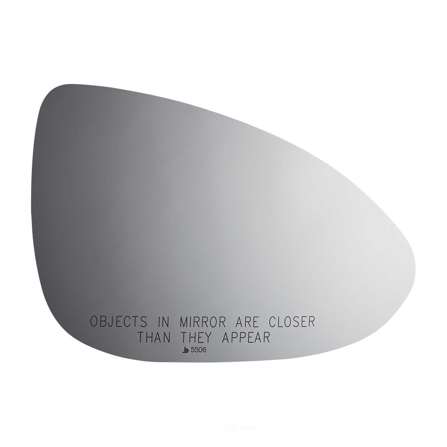 Burco Side View Mirror Replacement Glass - Clear Glass - 5506