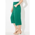 thumbnail image 2 of Catherines Women's Plus Size Gauze Pull-On Capri, 2 of 3