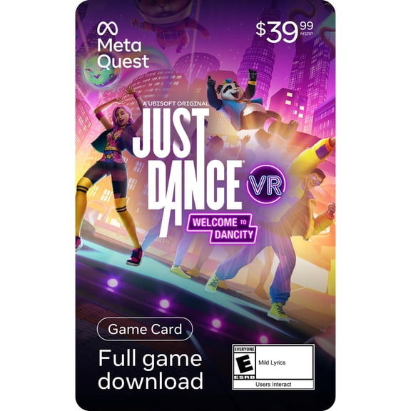 Just Dance VR: Welcome to Dancity $39.99 Meta Quest Gift Card (Digital Code)
