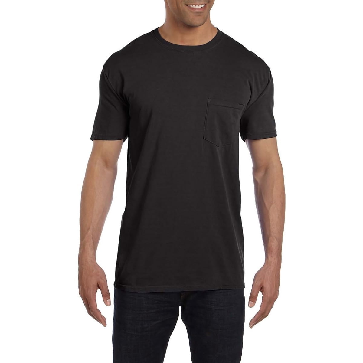 Comfort Colors Men's Black Garment-dyed 