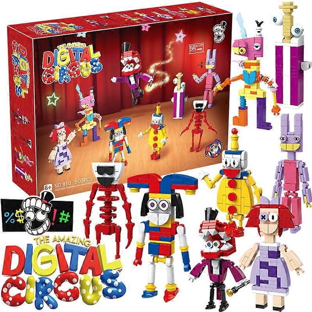 Magic Numbers Circus Character Building Blocks Toys, suitable for children aged 7-14