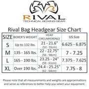 RIVAL Boxing RHG60F Workout Training Full Face Headgear 2.0 - Large - Black