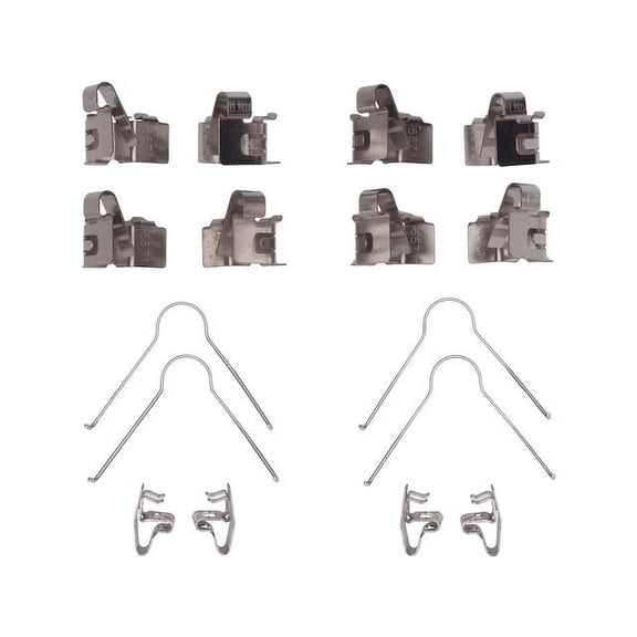 Front Brake Hardware Kit - Compatible with 1984 - 1992 Toyota Corolla 1985 1986 1987 1988 1989 1990 1991