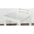 thumbnail image 5 of Linon Asher 24.25" Wood Farmhouse Counter Stool with X Back Plank Seat in White, 5 of 11