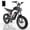 T1, variant on Moveloop T1 Mini Electric Bike for Adults Peak 1500W Motor Ebike, 20"x 4" Fat Tire Electric Bicycle, 48V 15.6AH Mountain Bike UL2849