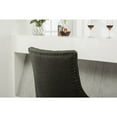 thumbnail image 4 of Roundhill Furniture Dining Chair, Set of 2, Charcoal, 4 of 11