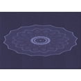 thumbnail image 1 of Ahgly Company Machine Washable Indoor Rectangle Transitional Deep Periwinkle Purple Area Rugs, 3' x 5', 1 of 7