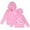 a-Pink705118, variant on FINALGANG Girls Hoodie Kids Letter Prints Loose Fit Sweatshirt Autumn Winter Long Sleeve Kangaroo Pockets Pullover For Daily Wear Soft Top