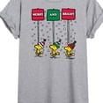 thumbnail image 3 of Peanuts - Woodstock Merry And Bright Christmas - Women's Oversized Graphic T-Shirt, 3 of 6