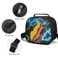 thumbnail image 3 of Prestonplayz Portable Lunch Bag, Insulated Lunch Box Reusable Lunch Totes Bag for Camping Hiking Travel Picnic, 3 of 8