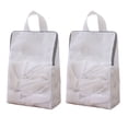 thumbnail image 1 of Bolsa de malla para lavar ropa interior, plegable, con asa y cremallera, ideal para viajes., 1 of 8