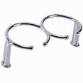 thumbnail image 1 of Double Ring Cup Holder Bracket for Marine Boats Yachts Bottle Storage Solution, 1 of 5