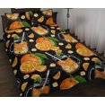 thumbnail image 1 of Juego de Cama Colcha Orange Ice Orance Juice Pattern, 1 of 5