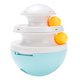 thumbnail image 1 of Tumbler Leaky Food Bowl Innovador Interesante Multifuncional Dual Trackballs Alimentador De Plástico Para Mascotas Tazón De Comida Roly-Poly Toy Para Perros Gatos Mascotas Moyic PT001003-00, 1 of 7