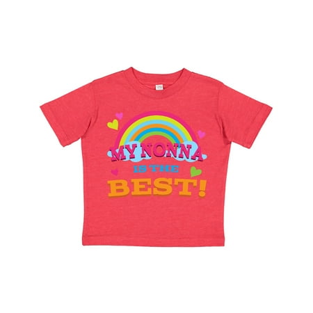 

Inktastic My Nonna is the Best Gift Toddler Toddler Girl T-Shirt