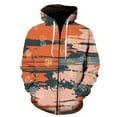 thumbnail image 1 of Sudadera con capucha con estampado 3D de grafiti para hombre, mujer y niño, ropa de calle informal con cremallera, 2024, 1 of 6