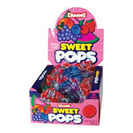- Charms Sweet Pops Assorted Flavors # 3706 - 48 Ea
