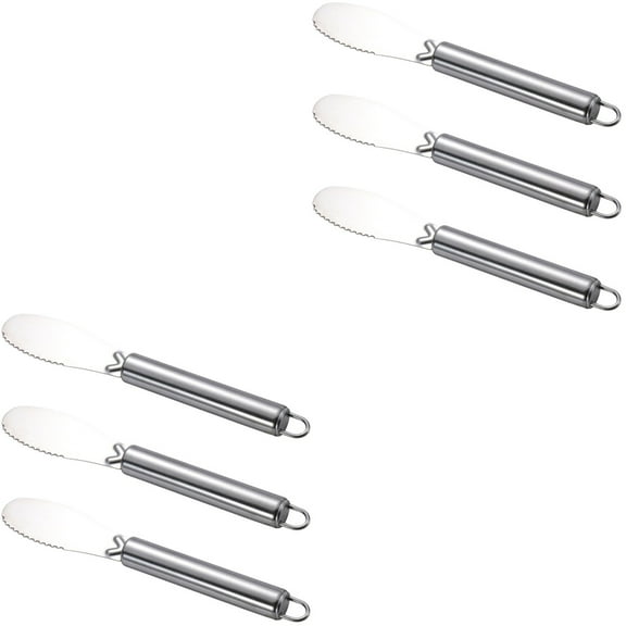 Butter Peanut 6 Pcs Tamale Spreader Stainless Steel Knife Cake